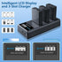 A Artman LP-E10 3-Pack 1600mAh 3-Slot E10, T7 T6 T5 T3 T100, X50 X70 X70 X80 X90, 1100D 1200D 1300D 1500D 2000D 3000D