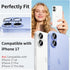 Hsefo 17, 9H Camera Lens Protector for iPhone Ultra-thin Tempered Glass, Scratch Resistant, Case Friendly, Metal