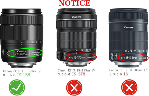 EW-73D Lens Hood Shade for Canon EOS RP for RF 24-105mm F4-7.1 is STM,EF-S 18-135mm f/3.5-5.6 is USM(Not for is or is STM),HUIPUXIANG 67mm Lens Hood