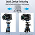 Sirui 55mm 1/4" 3/8" QC-55 Quick Release Plate and Clamp Base Kit, Camera Mount Adapter with and Thread, Quick-Release