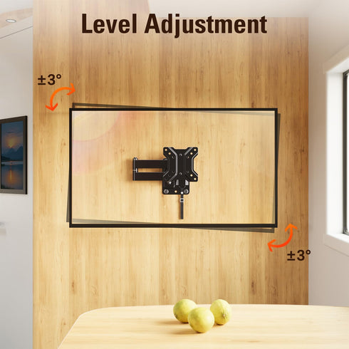 Mounting Dream Lockable RV TV Mount for 10-26 Inch Flat Screen, Quick Release Lock, VESA 100x100mm, 33 lbs