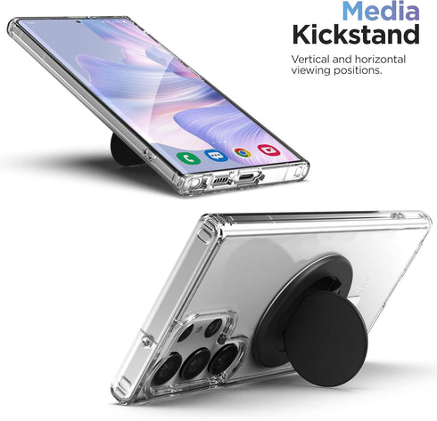 Encased Magnetic Pop Case for Samsung Galaxy S23 Ultra 6.8 (2023) with Compatible Magnet Phone Grip Socket