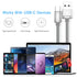 Basesailor USB Type C Charger Cable 6.6FT 2Pack,USBC Car Play Charging Cord for iPhone 16 15 Pro Max,Samsung Galaxy AI S24 24 S23 S22 21 Plus Ultra,S10E 10E S20 FE Flip,A52 A53 A54,Google Pixel 8 7 3