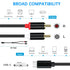 USB C to RCA Cable Audio Aux Adapter, Stereo Y Splitter for iPhone, iPad, iPod, 10FT for Power Amplifier & Home Theater