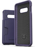 ENCASED Galaxy S10e Wallet Case, Protective Cover with Card Holder (Purple)