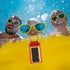 PATIKIL Waterproof Phone Pouch, 2 Pack Universal Lanyard Dry Bag for Beach Swimming Pool, Yellow