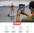 Chums Floating Phone Case with Lanyard, Touchscreen Compatible Waterproof Phone Pouch (Beer Can Happy Hour)