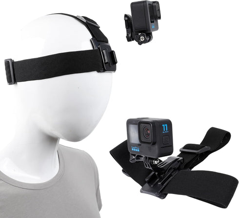 PellKing Quick Release Head Strap Mount for GoPro Hero 13 12 11 10 9 8 7 6 5, Insta360 X3 X2, DJI Osmo Action