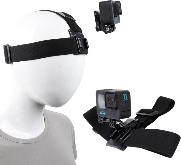 PellKing Quick Release Head Strap Mount for GoPro Hero 13 12 11 10 9 8 7 6 5, Insta360 X3 X2, DJI Osmo Action