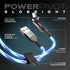 Statik PowerPivot GloBright 360 Magnetic Charging Cable, 6FT/2M Light Up Magnetic USB C Charger Cord with LED