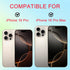 EYSOFT 16 16 Black-2 Pack Phone Camera Lens Cover Compatible for Phone Pro/ Pro Max,Camera Lens Protector to Protect