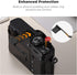X100VI X100V, K&F CONCEPT Camera Thumb Grip with Red Shutter Button Compatible with FUJIFILM Black