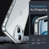 JETech Clear Case for iPhone 15 Plus 6.7-Inch, Shockproof Bumper, Anti-Scratch Non-Yellowing Back Cover.