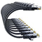 10Gsupxsel Cat 6 Ethernet Cable 5FT 10Pack, Cat6 Ethernet Patch Cable 10Gbps, High-Speed