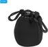 PATIKIL Camera Lens Bag, 2 Pcs Drawstring Pouch 2.8" ID x 3.9" H, Thick Neoprene for DSLR Lens, Black