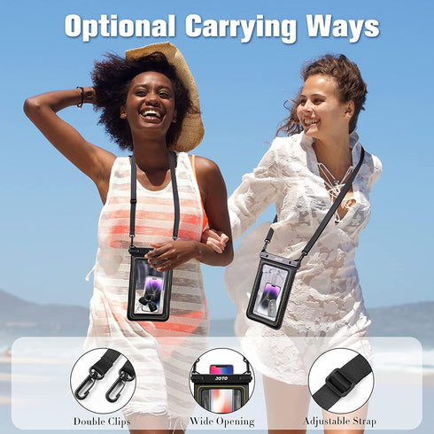 JOTO IP68 Large Waterproof Floating Phone Pouch, Big Float Dry Bag for iPhone 15 14 13 12 11 Pro Max Galaxy S24 S23