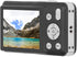 Small Digital Camera, Beauty Filter 16X Zoom Compact for Photo and Video, 750mAh Battery for Teens