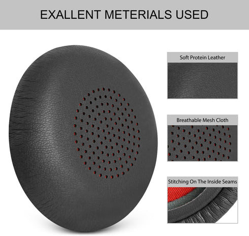 GVOEARS Replacement Ear Pads Cover for Plantronics Voyager Focus 1/2 UC, Compatible with Poly Voyager Focus UC,