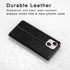 Belemay 15 (6.1-inch) Case Compatible with iPhone Wallet Case-Genuine Leather-RFID Blocking Card Holders-Shockproof TPU