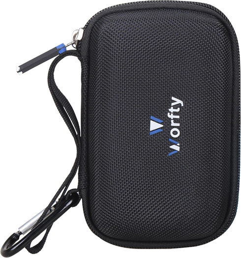 worfty JM21 13 MP3 Case for JadeAudio/FiiO Android Hi-Res Music Player - Travel Carrying Storage Bag (Black)