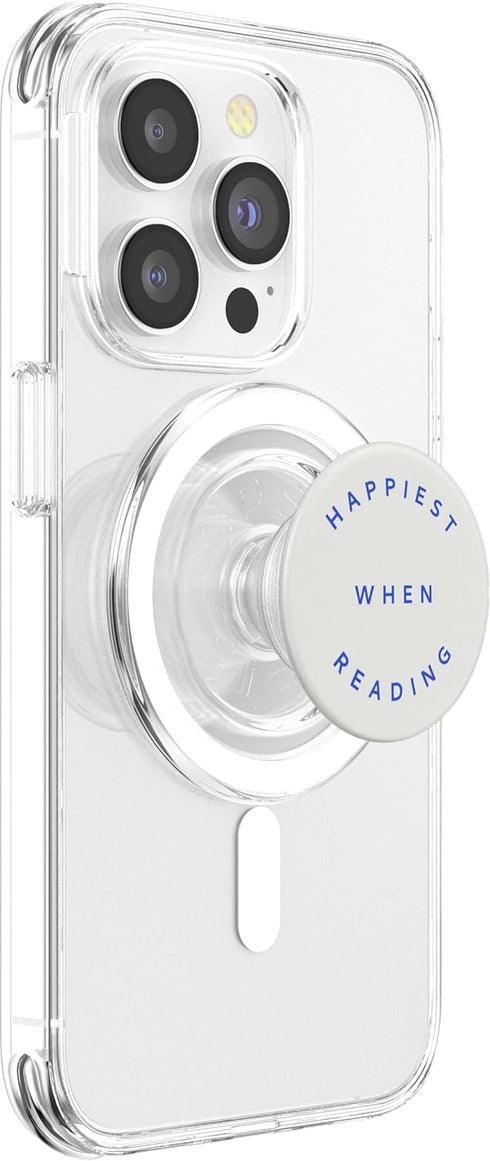 PopSockets Phone Grip - Bookish Type PopGrip for MagSafe