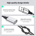 USB 2.0 Adapter, Dual USB Port Extender Hub for Laptop, Mac, Tesla Model 3 Charging and Data Transfer