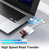Denlane 3 1 SD Card Reader for iPhone iPad Mac, USB C & Lightning & USB-A in MircoSD/SD Adapter for Digital Camera USBC