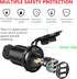 Quick Charge 3.0 Car Charger, 12V/24V 35W QC3.0/2.0 USB Charger Socket, 3 USB Power Outlet Fast Charge with Wire Fuse