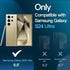 JETech Screen Protector for Samsung Galaxy S24 Ultra 5G (6.8-Inch) - Flexible TPU Film, Fingerprint ID Compatible,