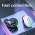 Headset Single Wireless Bluetooth Earbud with Mic, Lightweight in-Ear for Android, iOS & Laptop, Ideal for Office