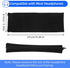 Josojoou 2PCS Headphone Headband, Headphone Headband Cover with Zipper, Replacement Headphones Band Cushion, Suitable