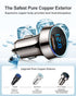 SUPERONE USB C Car Charger, 45W Dual USB Adapter with 27W/20W PD Port, Fast QC3.0 for iPhone 15, Pixel, Samsung and More