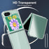 Samsung Galaxy Z Flip7 FE Case, Clear Anti Yellowing Phone Cover with Lanyard Wrist Strap for Ultra-Thin Protection