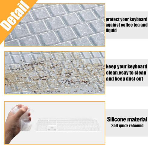 co2CREA Soft Skin Cover Compatible with Logitech MX Mechanical Wireless Illuminated Performance Keyboard by co2CREA