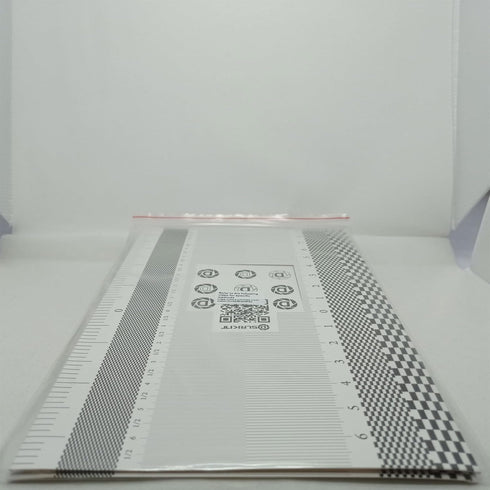 28X18cm Lens Focus Calibration Tool Alignment Ruler Folding Card (Pack of 2)