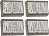 Kastar 4-Pack Rechargeable Battery Replacement for Olympus BLN-1, BCN-1 Charger, Compatible with Multiple Cameras