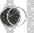 Bands Compatible with Samsung Gear Sport/Galaxy Watch 42mm/Galaxy 4 Classic (42mm), Luxury Rhinestone Diamond Steel