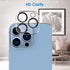 JETech 9H Tempered Glass Camera Lens Protector for iPhone 13 Pro Max & Pro, HD Clear, Anti-Scratch, 3-Pack.