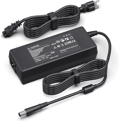 90W Power Cord for HP Pavilion All-in-One Desktop 18'' to 32'', Monitor Charger & Gaming Power Supply