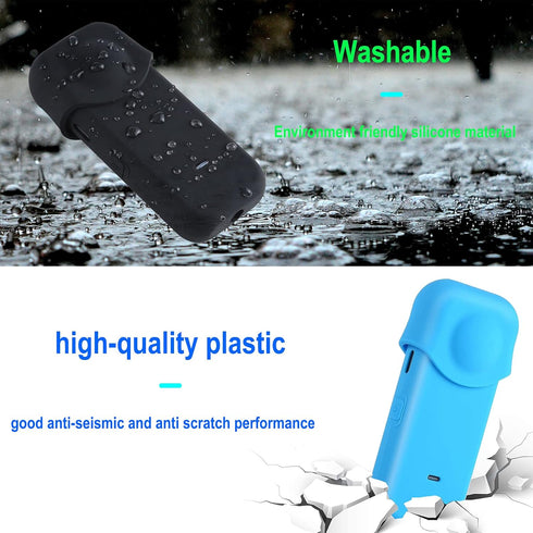 Protection Accessories for Insta360 One X2 - Rubber Sleeve with Silicone Lens Cover Kit