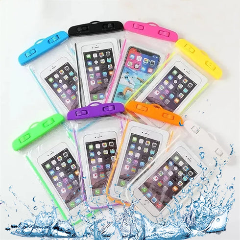 Waterproof Phone Case, Waterproof Phone Pouch for Smart Phone, Compitable with iPhone 14 13 12 11 Pro Max XS Plus, Samsung Galaxy, LG, Google Pixel, Motorola, IPX8 Waterproof Dry Bag. (Purple)