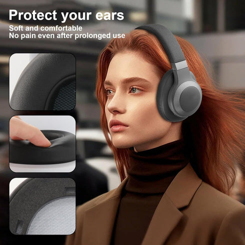 LIVE660 BTNC Ear Pads Replacement Ear Cushions Compatible with JBL E65 E65BTNC / Duet NC / LIVE650BTNC LIVE660 BTNC Headphones Comfortable Protein Leather and Memory Foam Earpads