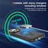MagSafe Shockproof Anti-Drop Cover Case for iPhone 14 Pro (5 in 1) with Anti-Spy Glass Screen Protector, Camera Lens