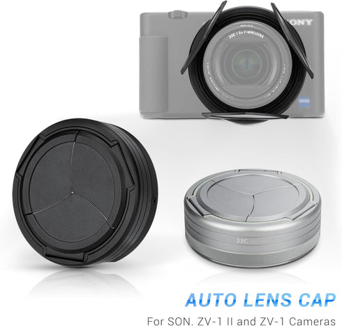 Auto Lens Cap for Sony ZV-1 II and ZV-1,No Vignetting Anti-dust Lightweight Camera Lens Cover for ZV-1 II ZV-1