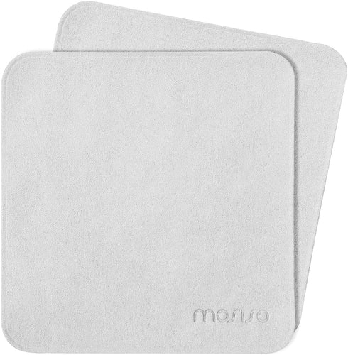 MOSISO Polishing Cloth, 2PCS Soft Microfiber Cloth Electronic Screen Cleaning Cloths Compatible with