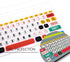 WYGCH- Ultra Thin Silicone Keyboard Cover for Logitech K480 Multi-Device Keyboard Protective Skin