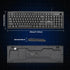 Rii RK907 Ultra-Slim Compact USB Wired Keyboard for Mac and PC, Windows 10/8/7/Vista/XP, Black