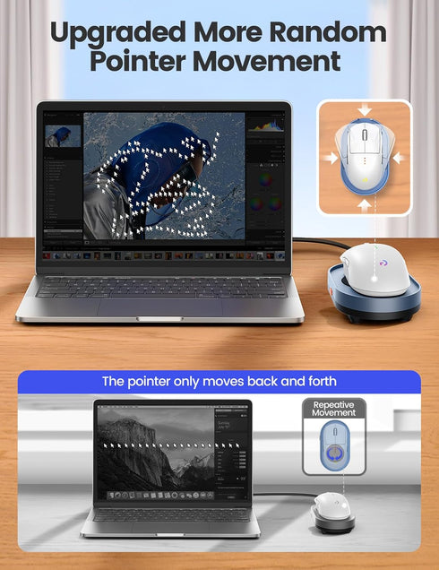 Vaydeer Undetectable Mouse Mover, M4 Mouse Jiggler Device with ON/Off Switch for Computer Awakening, Gift Ideal