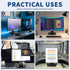 Bestoct 12-24" 75x75mm 100x100mm Low Profile Monitor Stand, LCD TV Foldable Mount for Desk, Lay Flat Stand for Screens