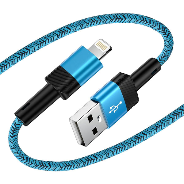 10 ft Long USB A to Lightning Cable, Fast Charging Cord for iPhone and More
